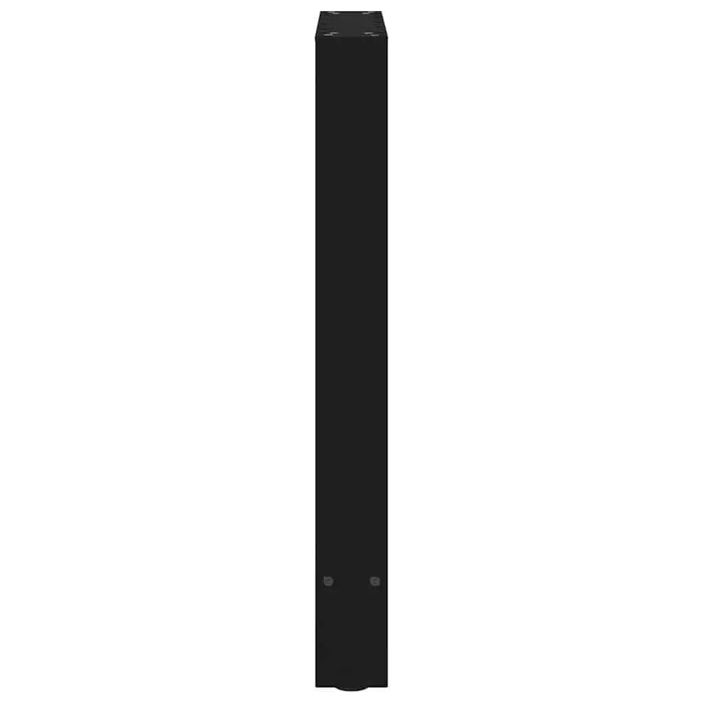 Black Steel Dining Table Legs with Adjustable Levelers