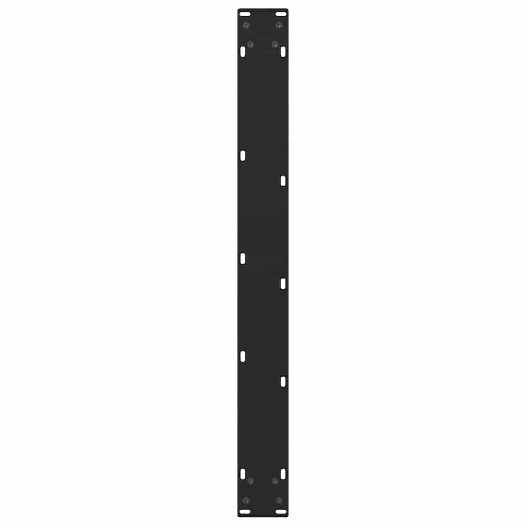 Adjustable Black Steel Dining Table Legs, 70x72-73cm