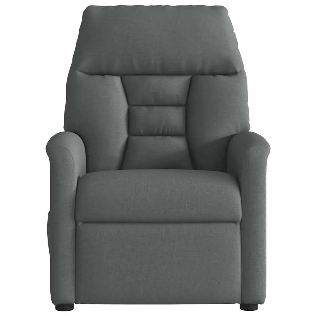 Grey Fabric Manual Recliner Chair