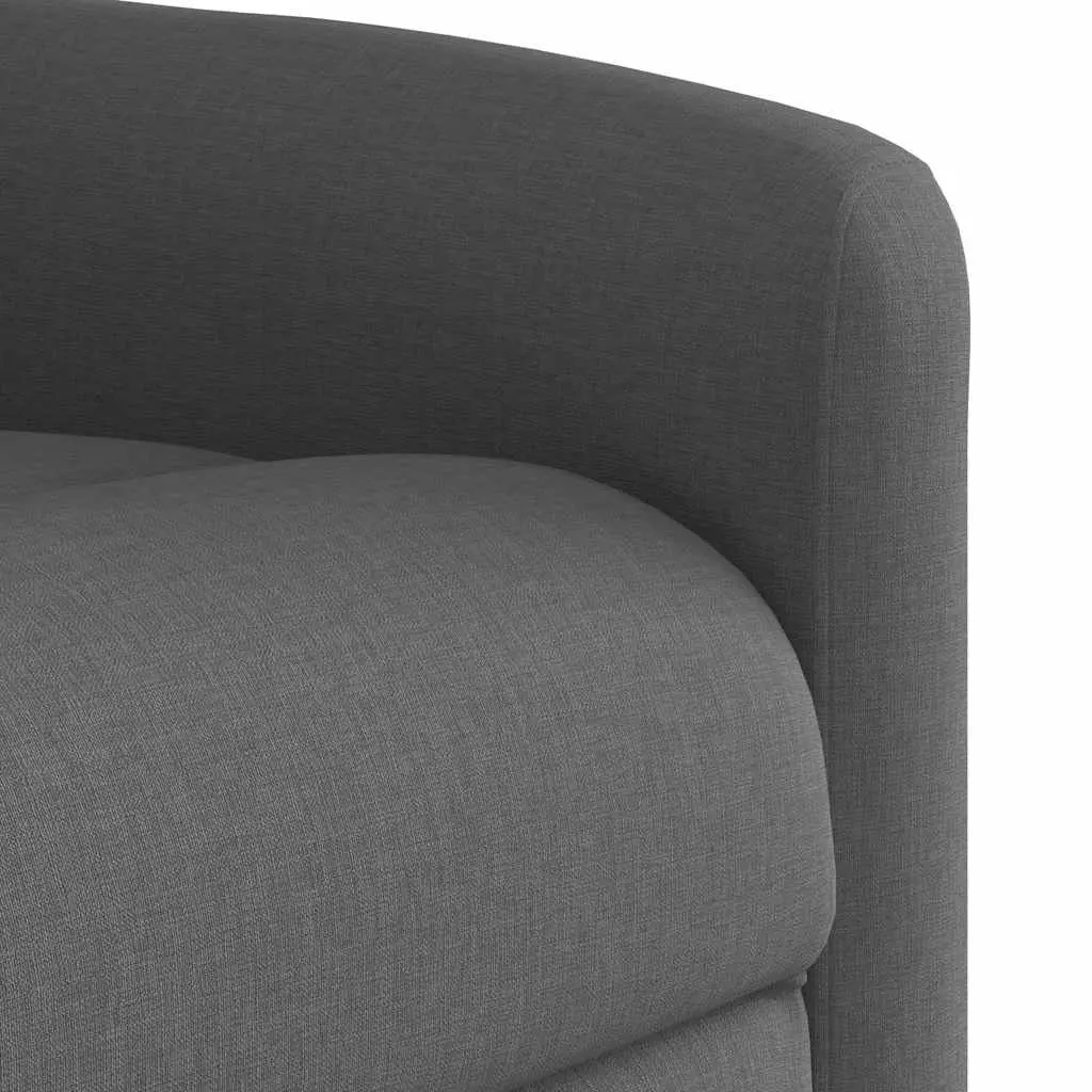 Grey Fabric Manual Recliner Chair