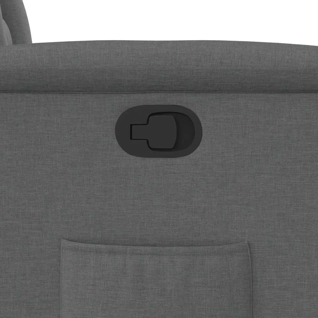 Grey Fabric Manual Recliner Chair