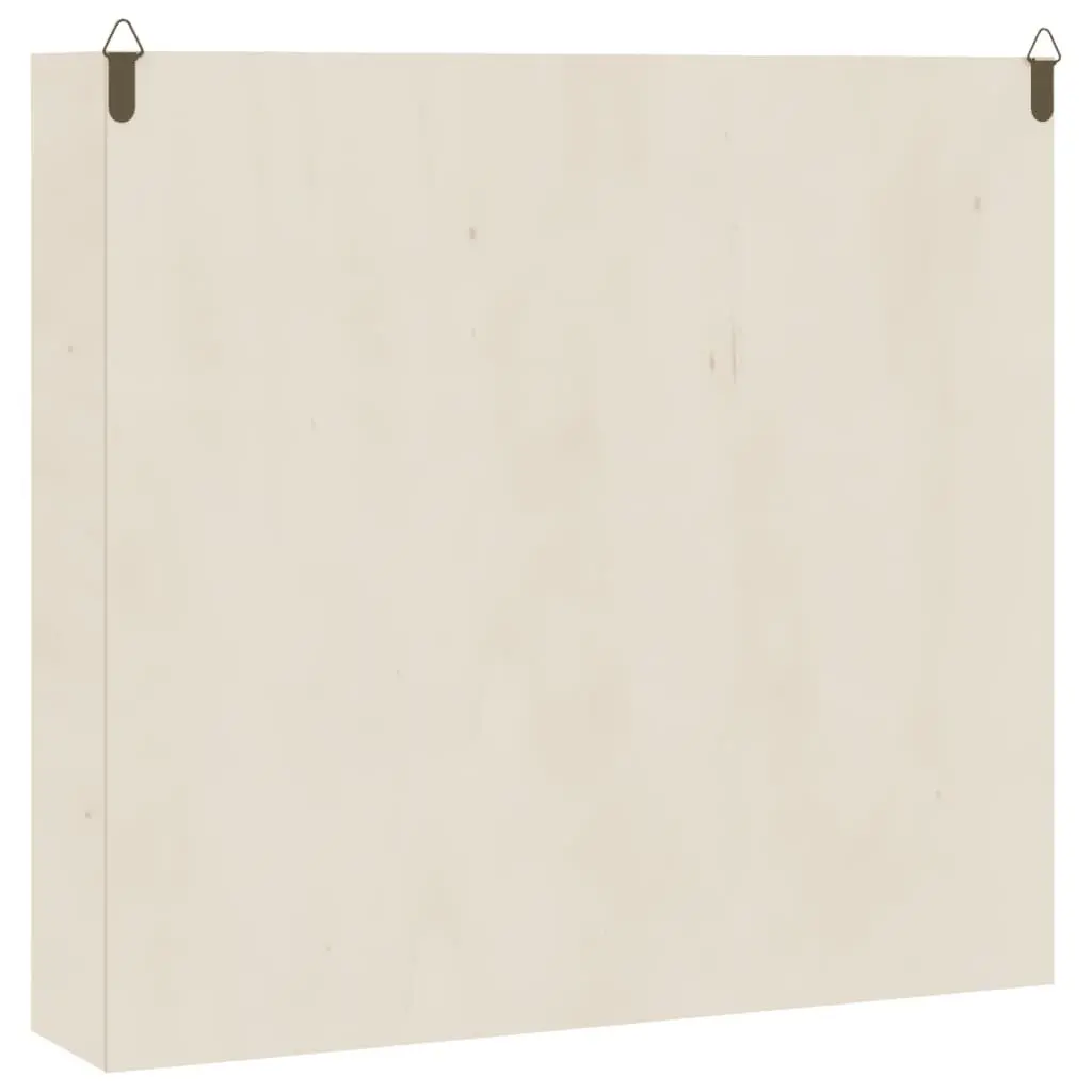 Wooden Wall Mounted Display Cabinet Brown 4 Shelves Plywood