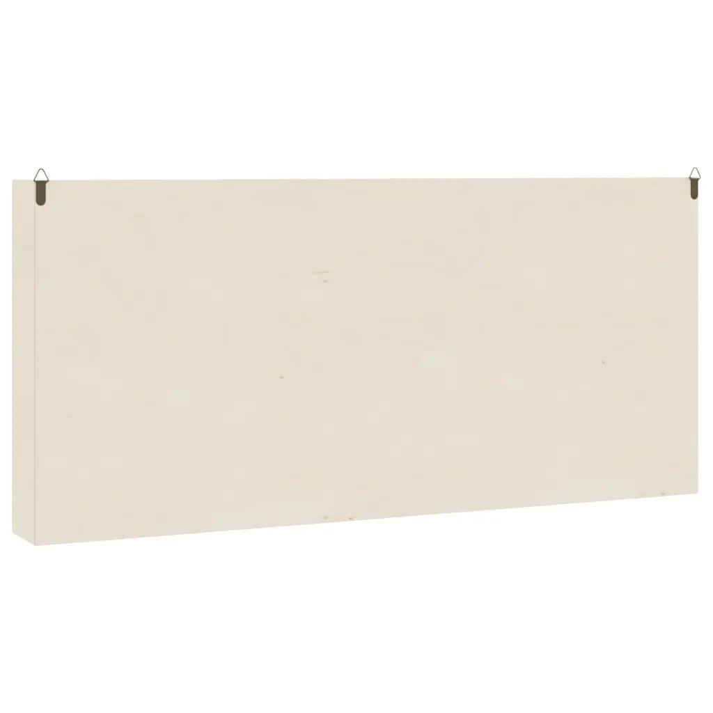 Wall-Mounted Wooden Display Case with 4 Shelves