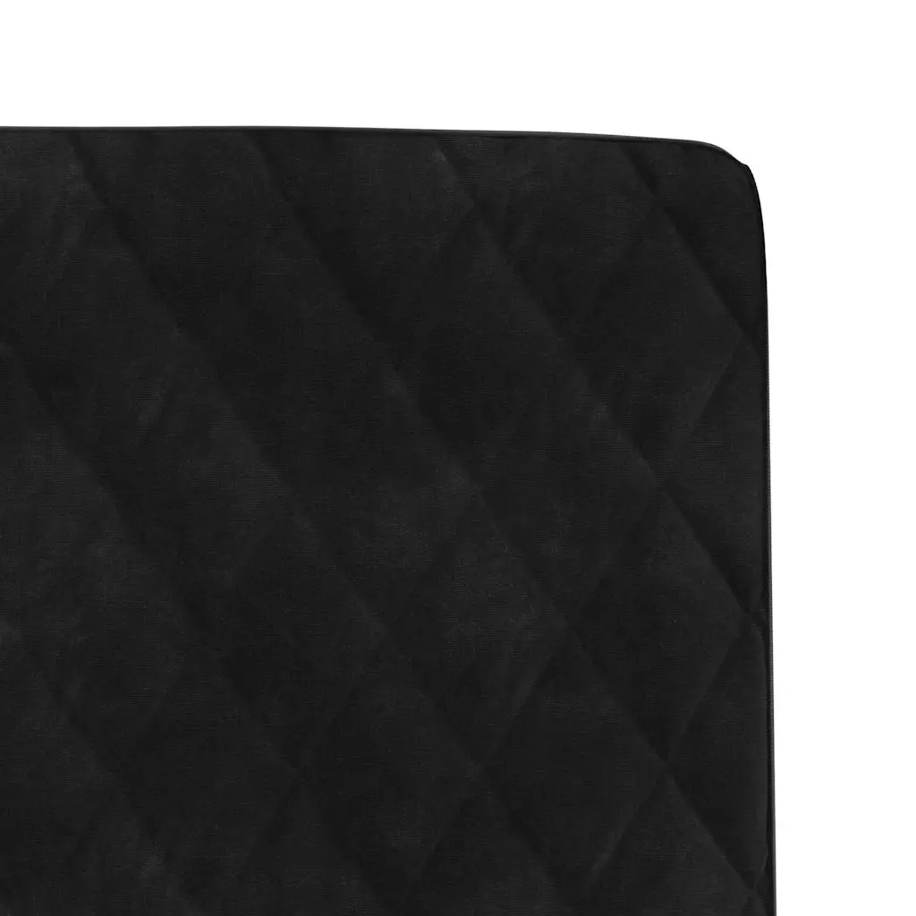 Dining Chairs 2 pcs Black Velvet Kitchen Room Seating Furniture Set