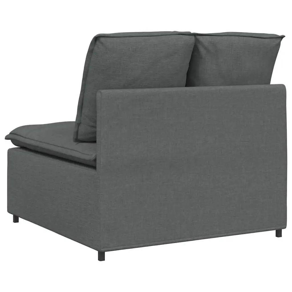 100cm Modular Sofa Centre Module with Cushions in Grey