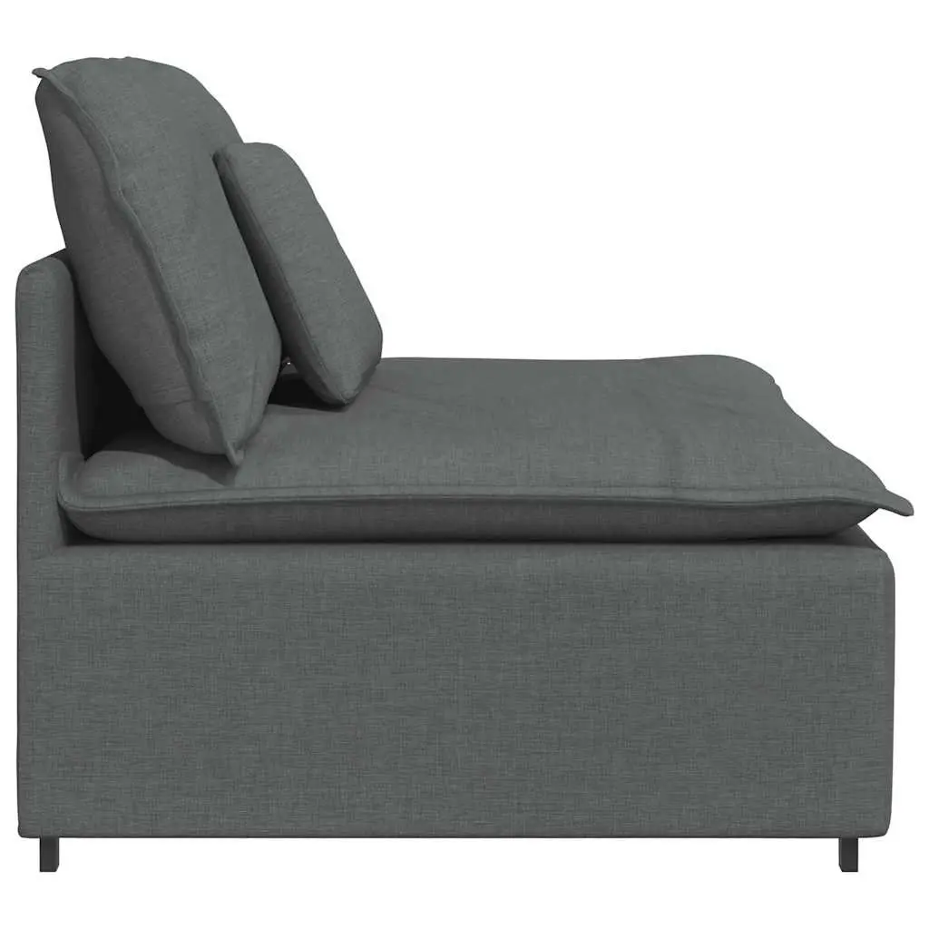 100cm Modular Sofa Centre Module with Cushions in Grey