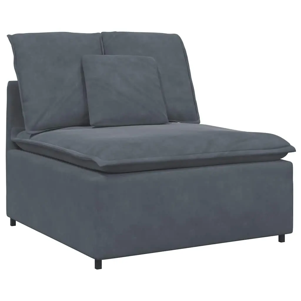 Grey Modular Sofa Centre Module 100cm
