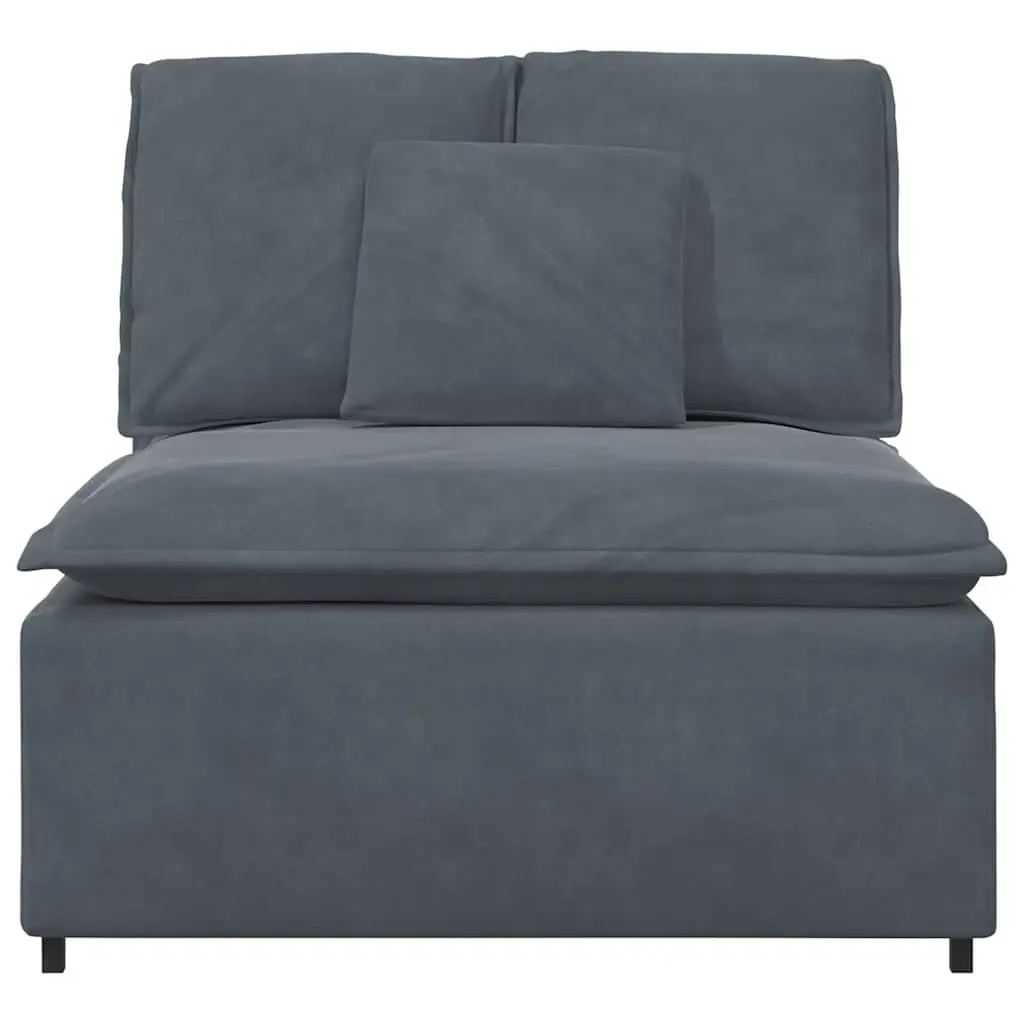 Grey Modular Sofa Centre Module 100cm