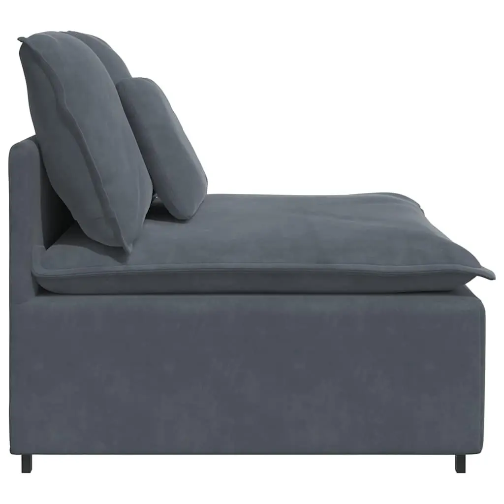 Grey Modular Sofa Centre Module 100cm