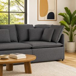 Inviting Modular Sofa Corner Unit in Grey