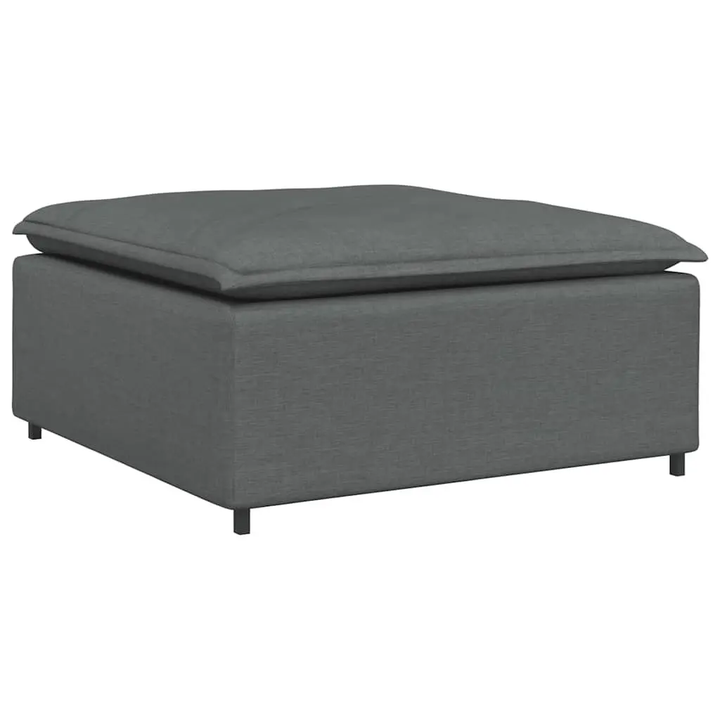 Grey Modular Footstool for Living Spaces