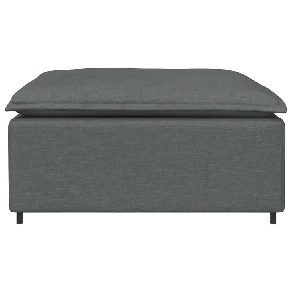 Grey Modular Footstool for Living Spaces