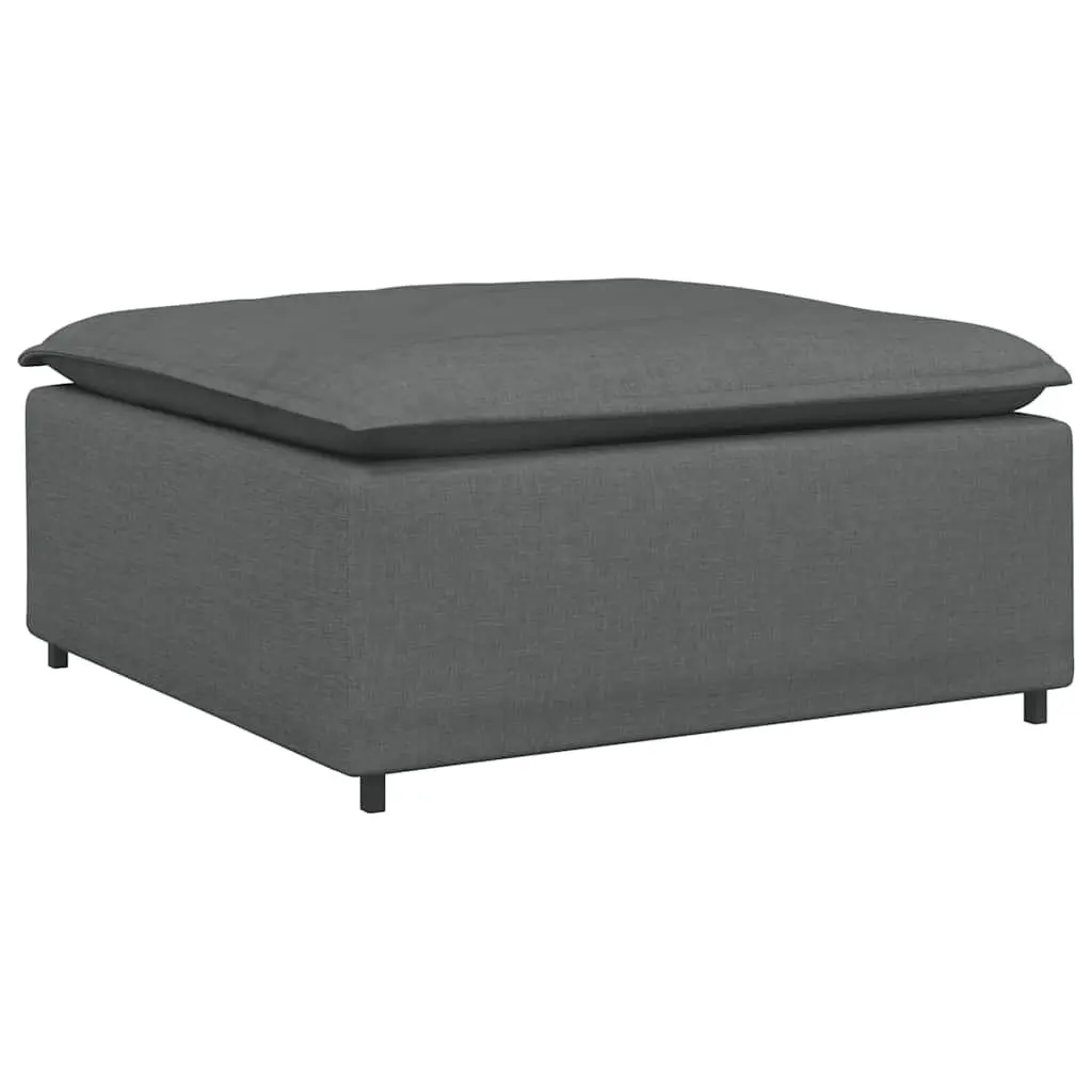 Grey Modular Footstool for Living Spaces