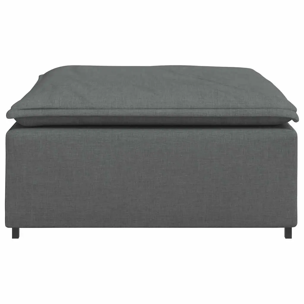 Grey Modular Footstool for Living Spaces