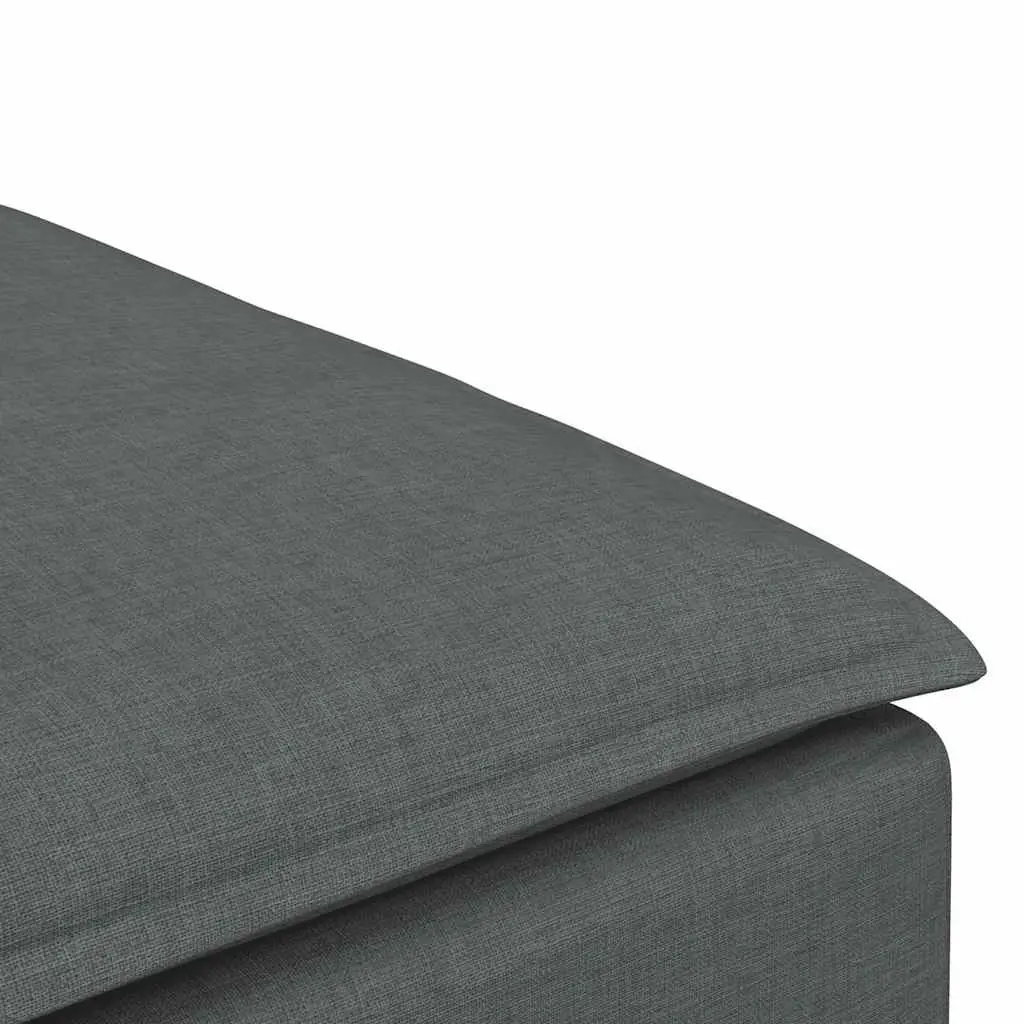 Grey Modular Footstool for Living Spaces