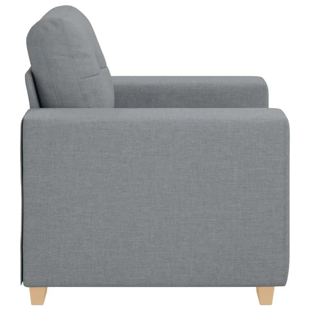 Grey Fabric Sofa Chair for Living Room and Bedroom