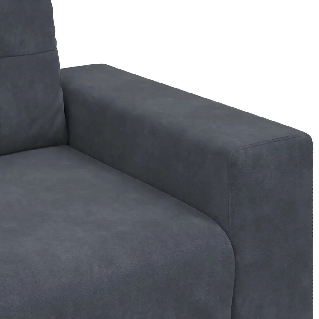 Sofa Chair Grey Velvet Modern Living Room Armchair
