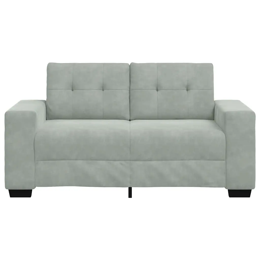 Loveseat Sofa Grey 160x77x82cm Modern Living Room Furniture Two Seater Couch