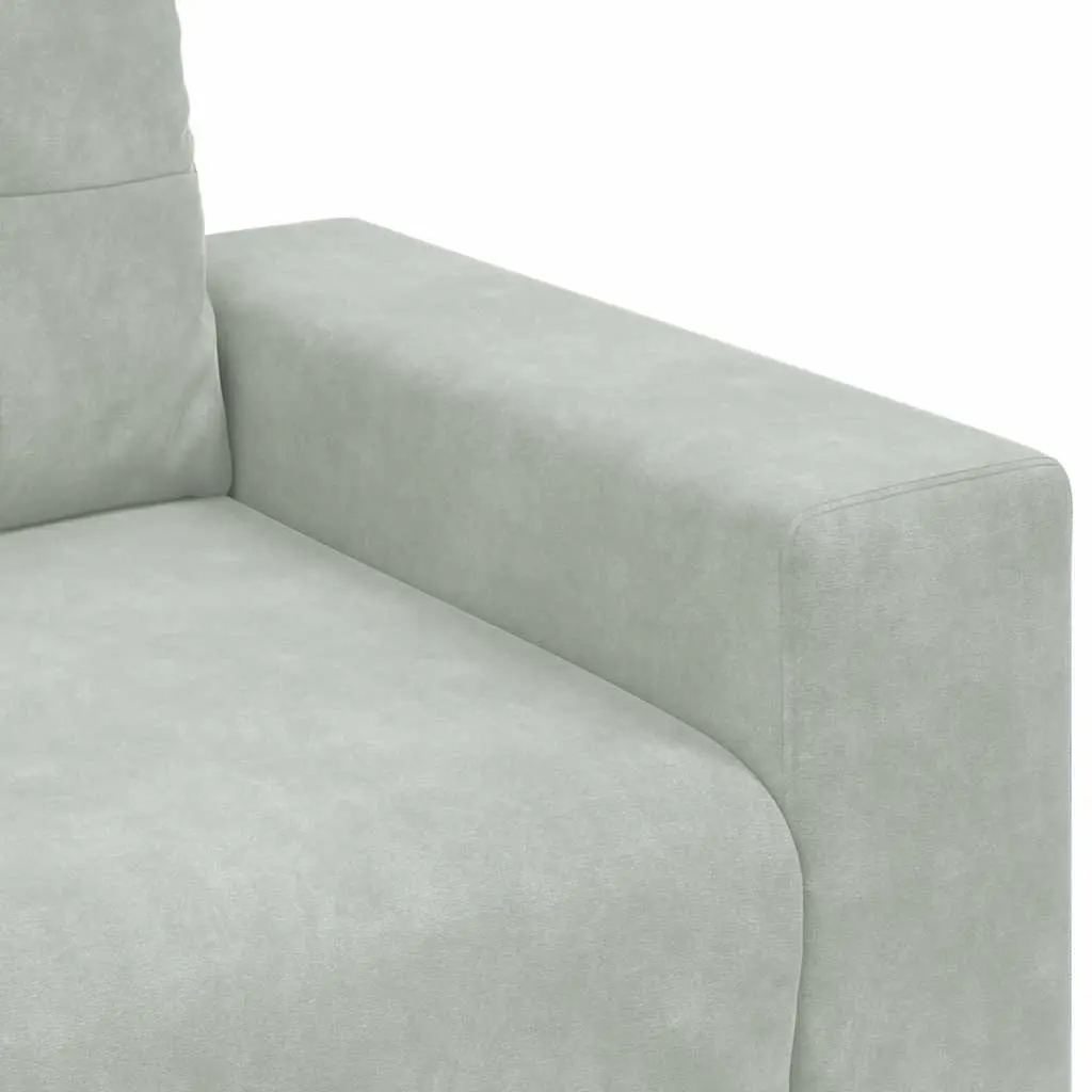 Loveseat Sofa Grey 160x77x82cm Modern Living Room Furniture Two Seater Couch