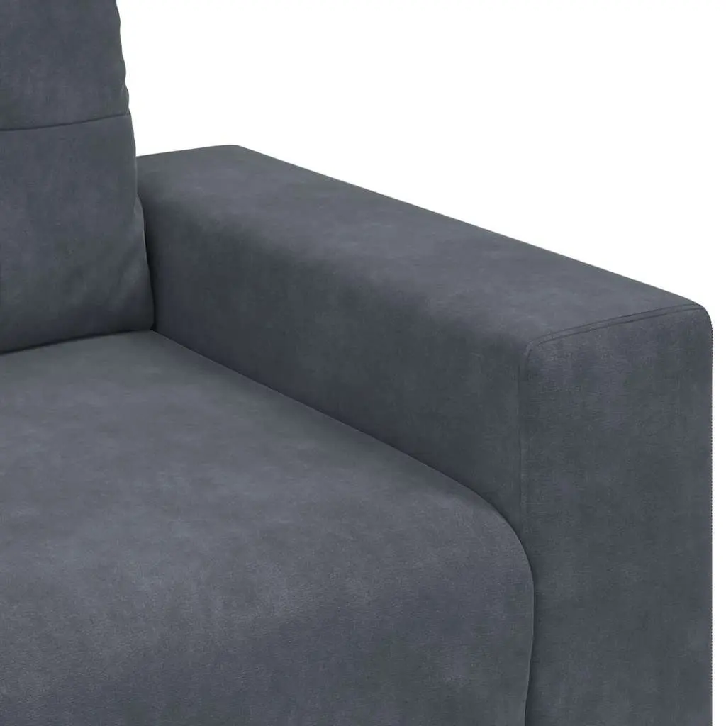 Grey Loveseat Sofa 180x77x82cm for Living Room
