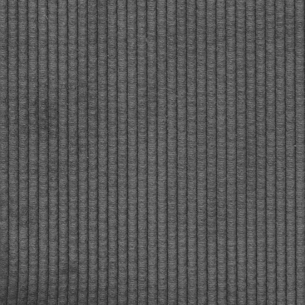 Loveseat Sofa Grey Corduroy Fabric Comfortable Seating Living Room Furniture