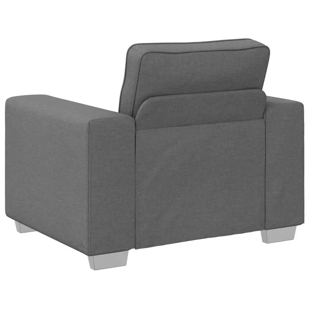 Grey Fabric Lounge Chair for Living Rooms