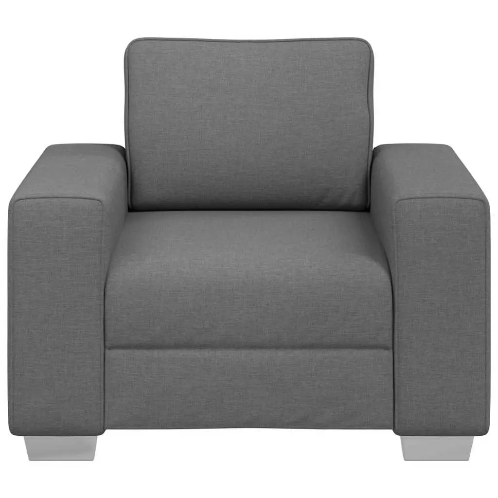 Grey Fabric Lounge Chair for Living Rooms