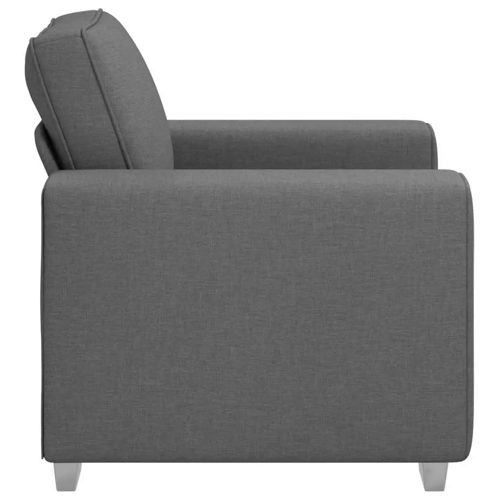Grey Fabric Lounge Chair for Living Rooms