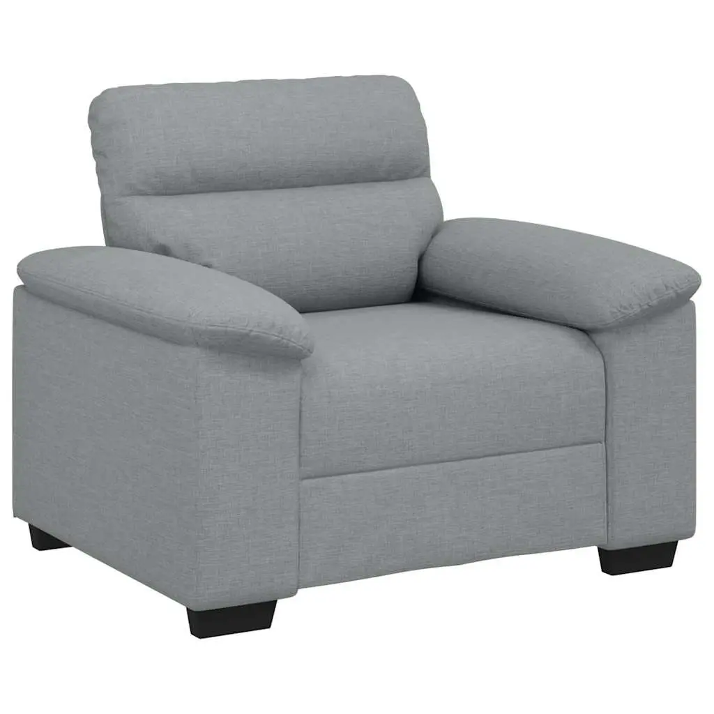 Grey Fabric Lounge Chair for Living Spaces
