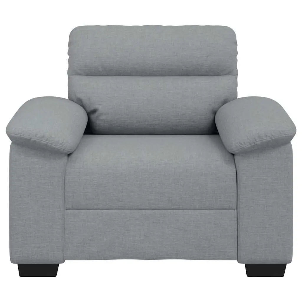 Grey Fabric Lounge Chair for Living Spaces