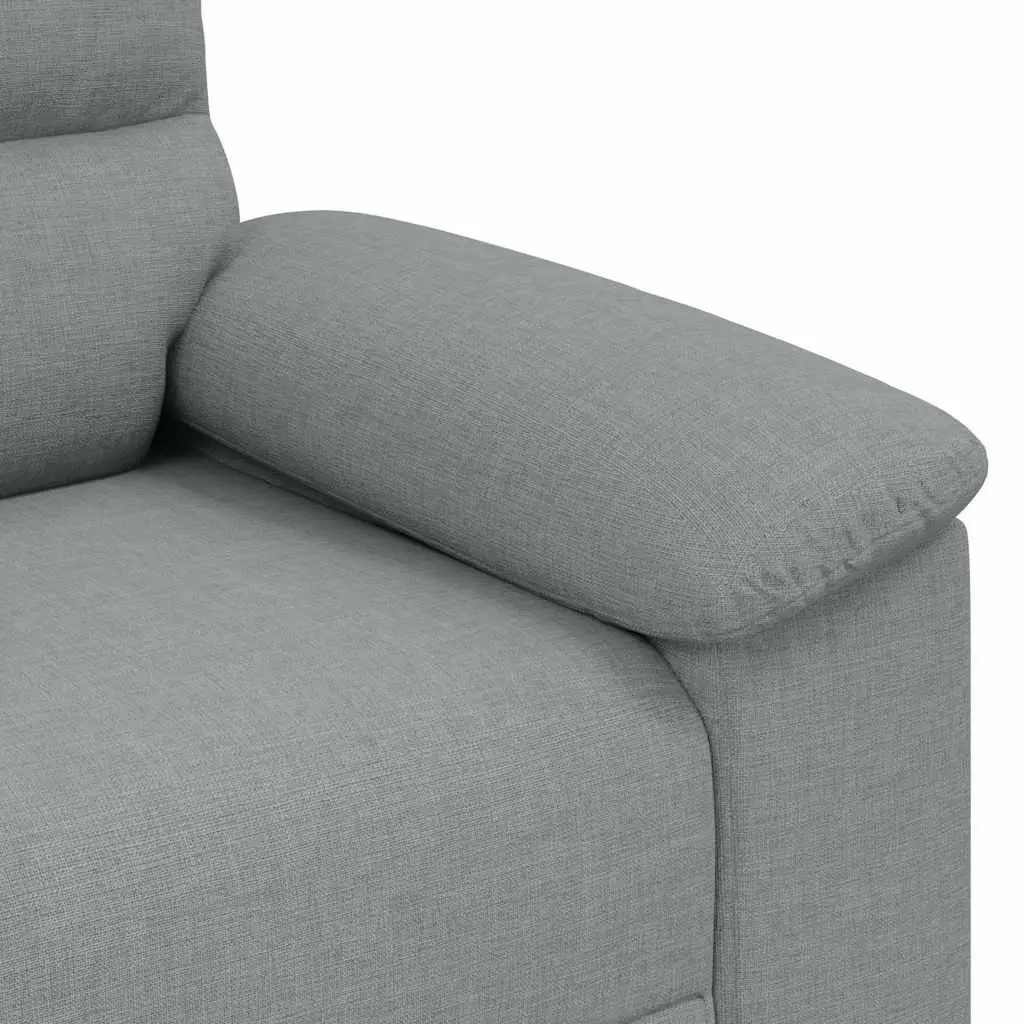 Grey Fabric Lounge Chair for Living Spaces