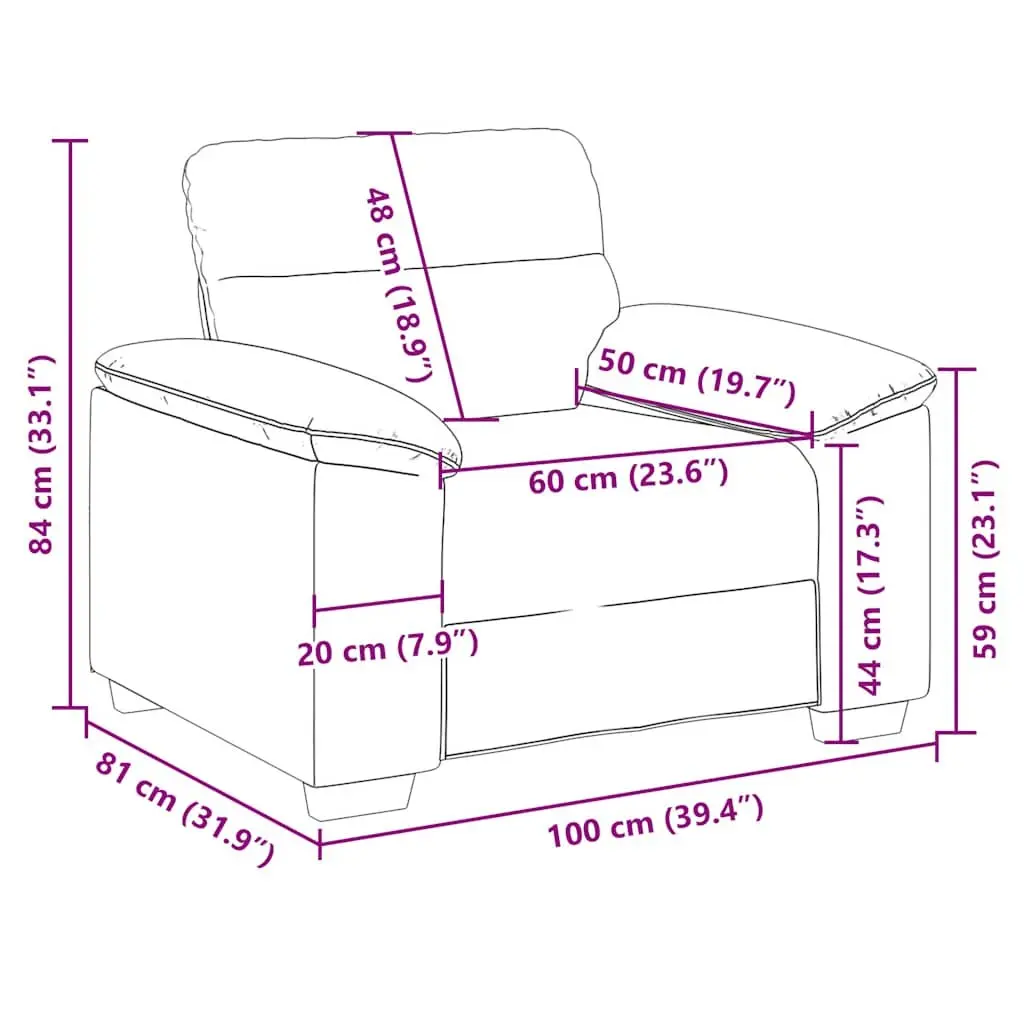 Grey Fabric Lounge Chair for Living Spaces