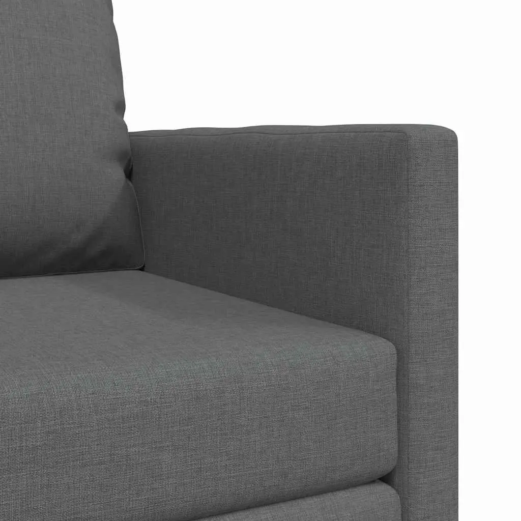 Floor Sofa Bed 60cm Grey Fabric Modern Minimalist Lounge Guest Sleeping