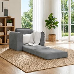 Grey Velvet Sofa Bed for Comfort and Style