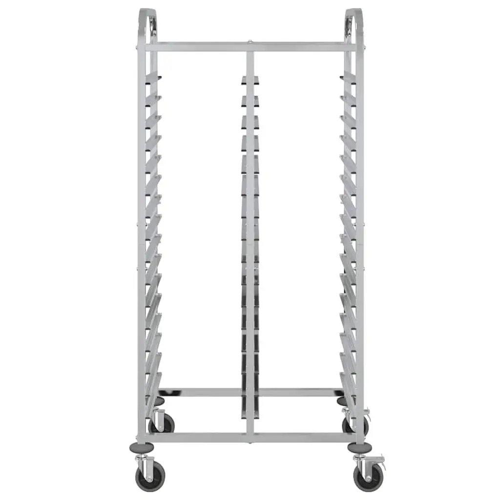 Tray Trolley Stainless Steel 75 x 55 x 162.5 cm Kitchen Catering