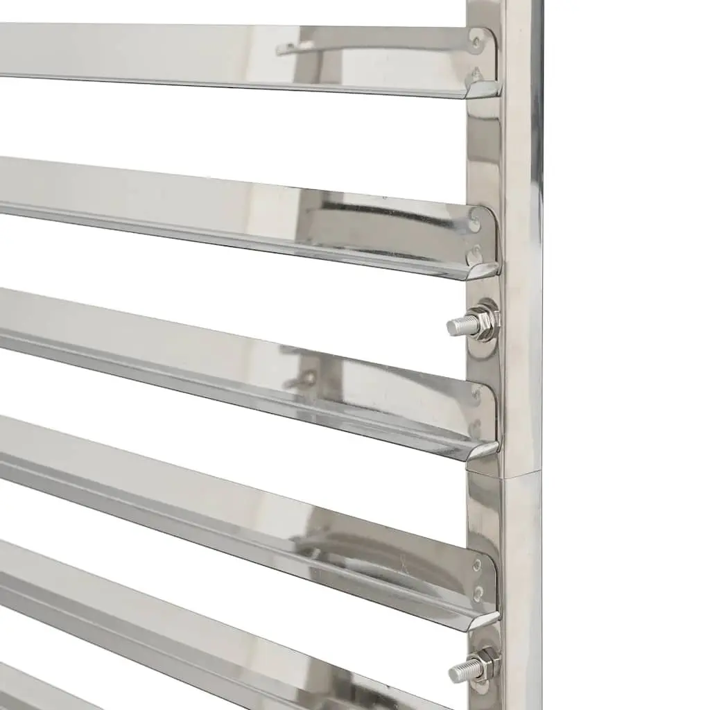 Tray Trolley Stainless Steel 75 x 55 x 162.5 cm Kitchen Catering