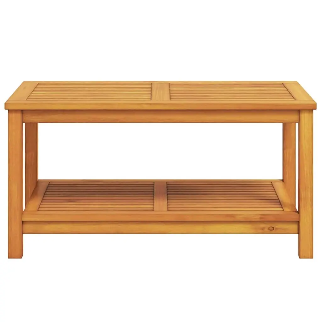 Acacia Wood Side Table for Indoor and Outdoor Use