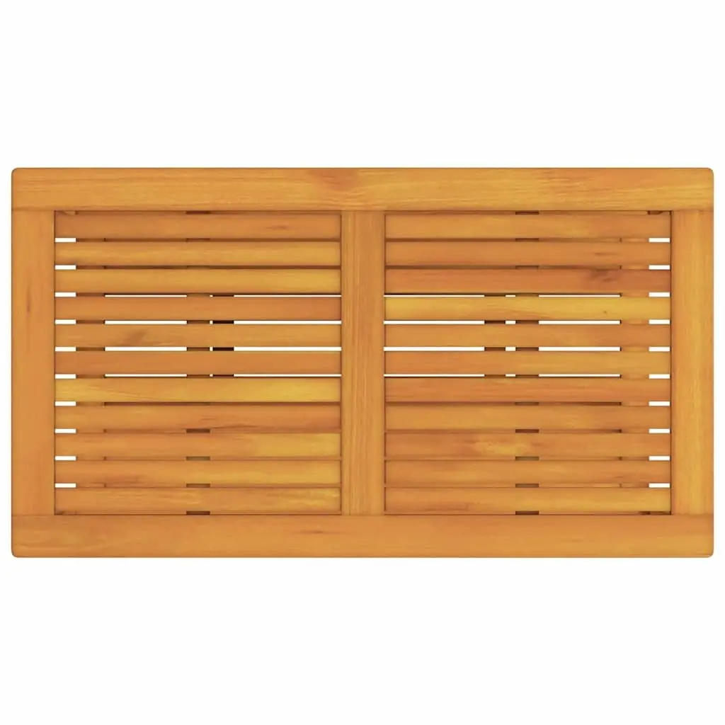 Acacia Wood Side Table for Indoor and Outdoor Use