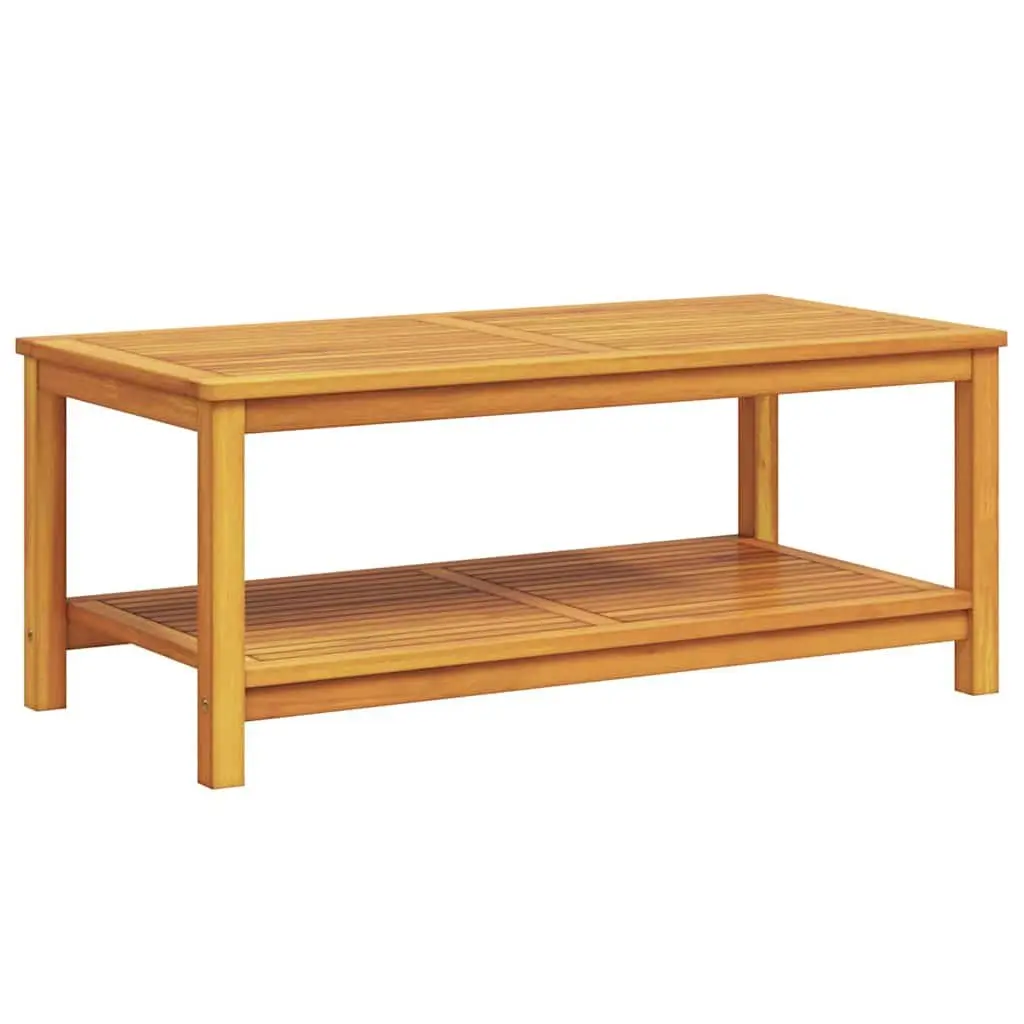 Side Table Rustic Acacia Wood 110cm Indoor Outdoor Accent Furniture