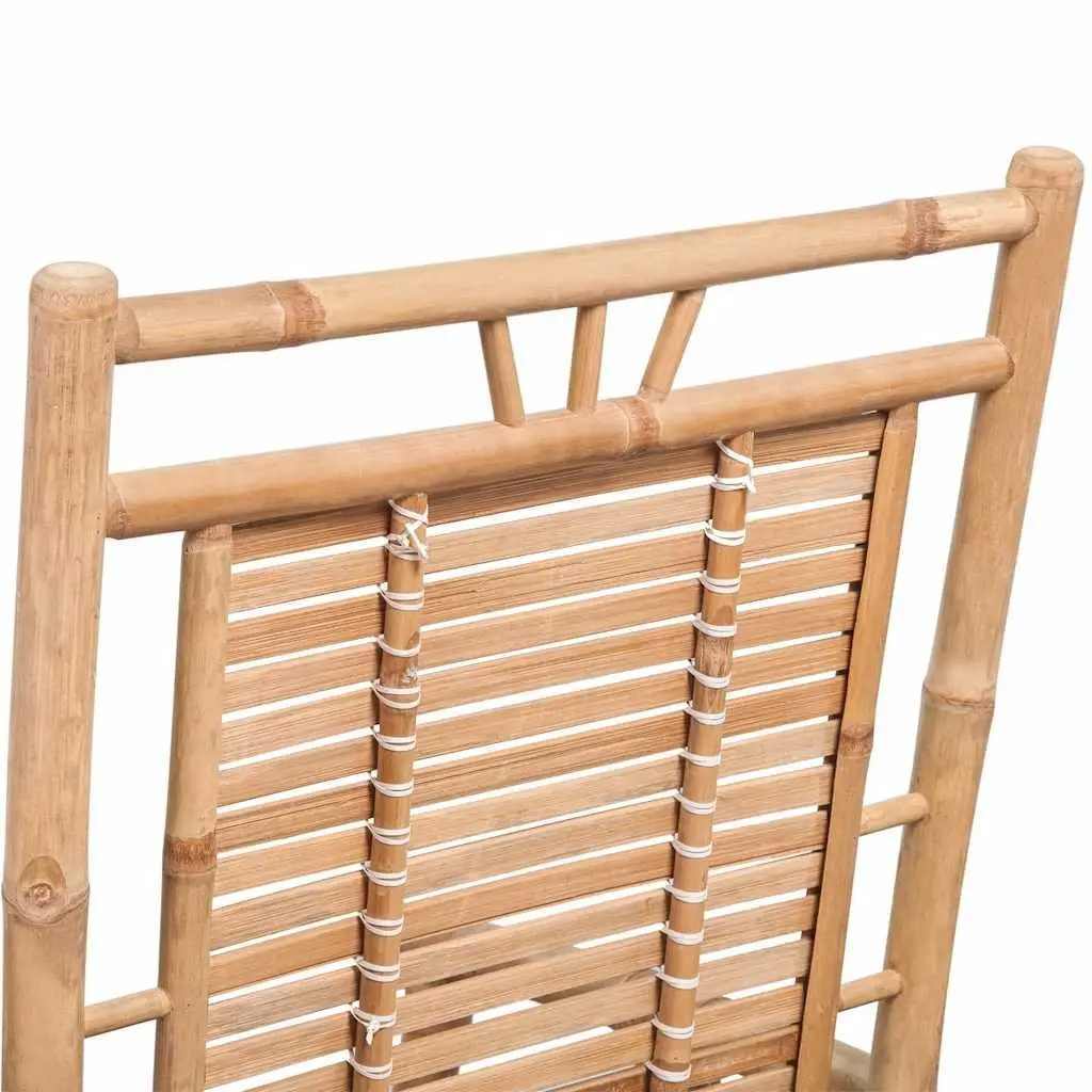 Bamboo Rocking Chair for Relaxation in Living Spaces