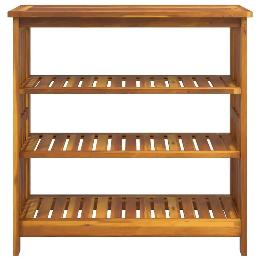Garden Storage Cabinet Solid Acacia Wood Brown 90x40x90cm