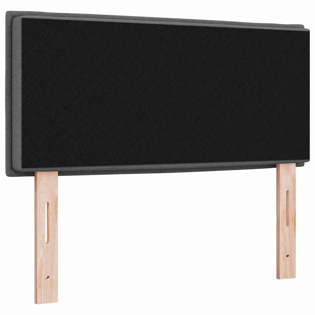 Dark Grey Fabric Headboard with Adjustable Height