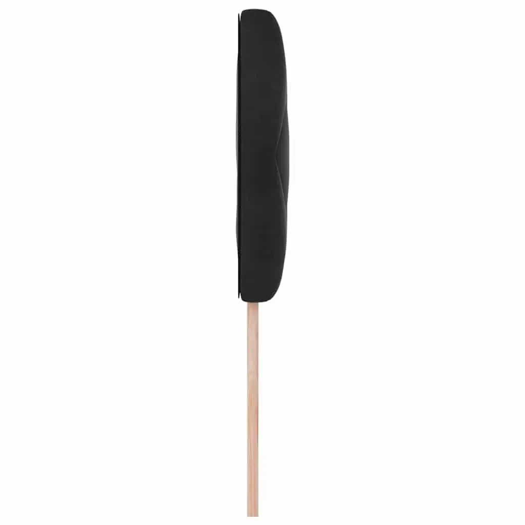 Headboard Black 100 cm Velvet Upholstered Modern