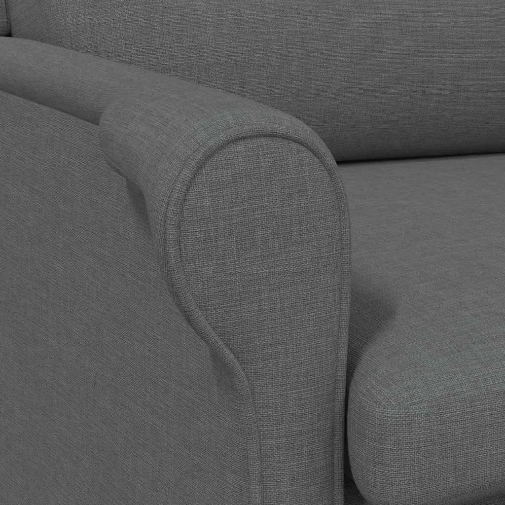 Armchair Grey Fabric Modern Contemporary Living Room Seating Lounge Chair