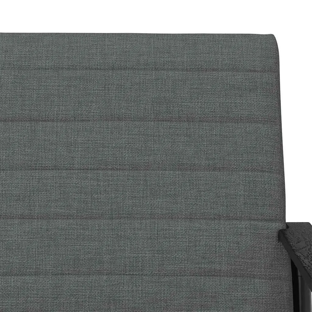 Modern Armchair Grey Fabric Lounge Chair Living Room Bedroom Seating Furniture