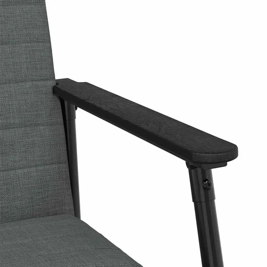 Modern Armchair Grey Fabric Lounge Chair Living Room Bedroom Seating Furniture