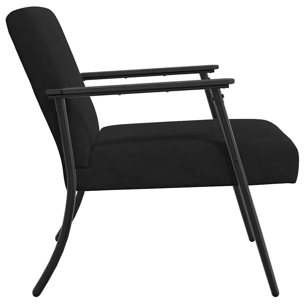 Black Velvet Armchair Modern Living Room Bedroom Lounge Chair