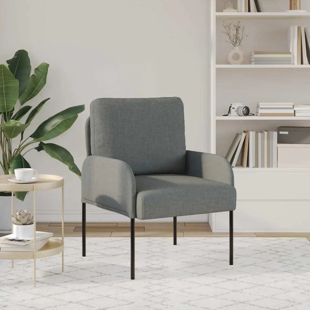 Grey Sofa with Cushion for Living Spaces