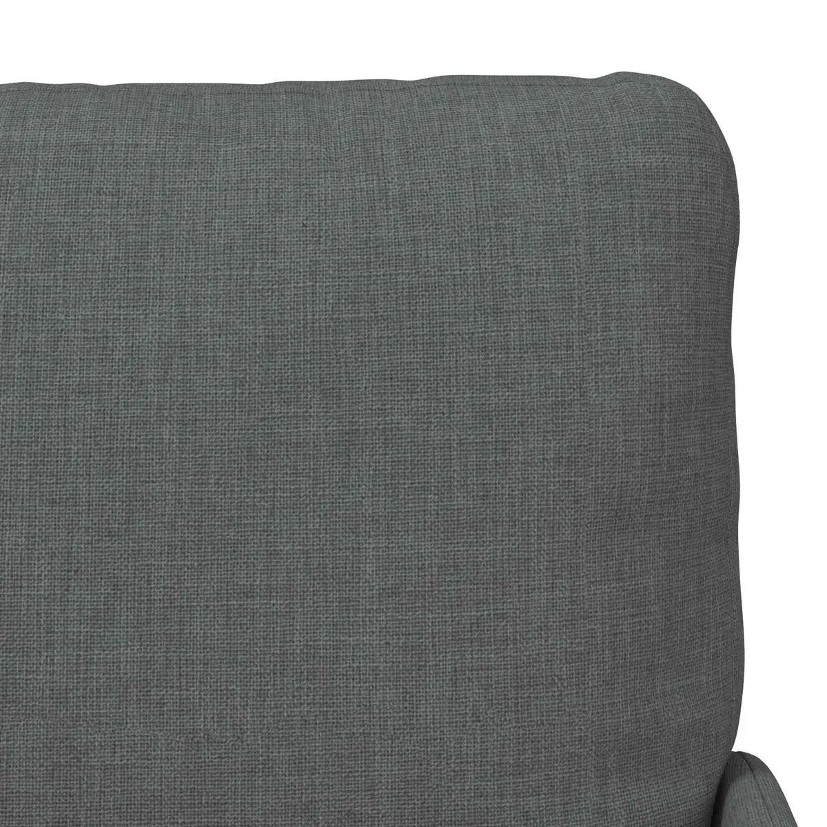 Modern Grey Sofa 110cm Dark Living Room Furniture Plywood Metal Frame Track