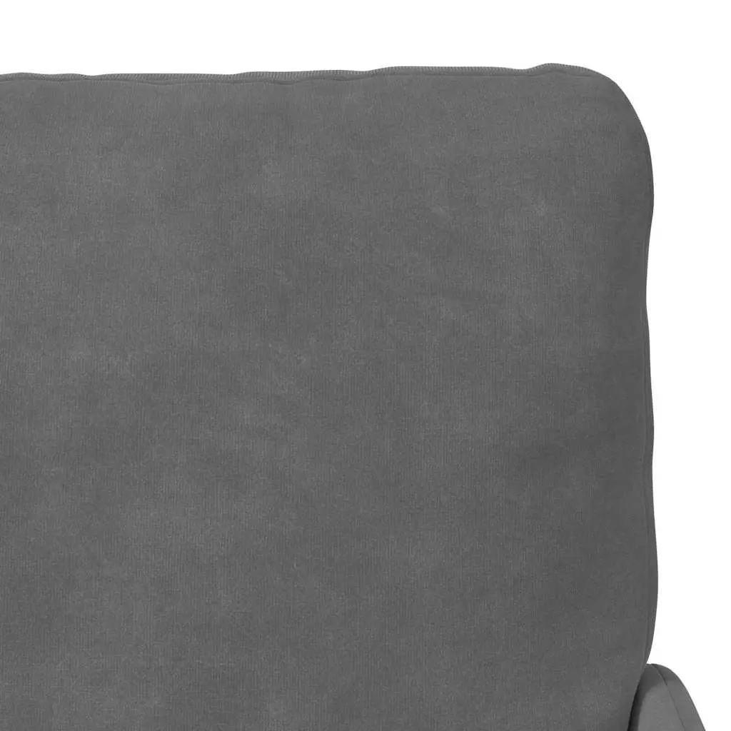 Grey Sofa Modern 110cm Polyester Upholstery Bullnose Cushions